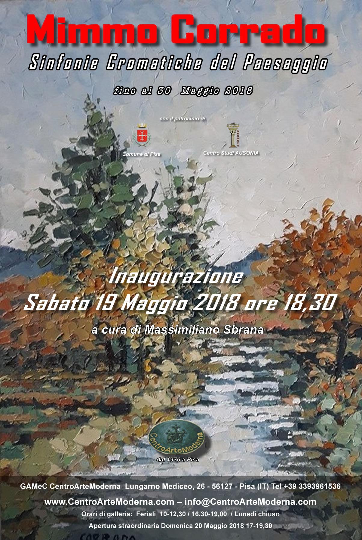 Autori per una collezione: MIMMO CORRADO (Sinfonie Cromatiche del Paesaggio) 