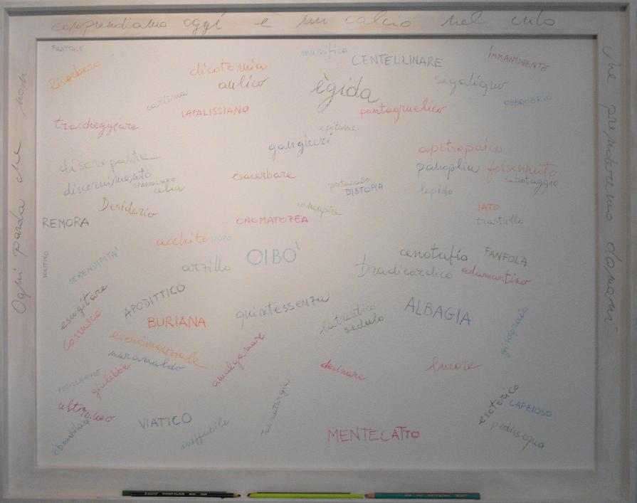 ogni parola che non comprendiamo oggi, è un calcio nel culo che prenderemo domani