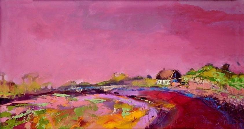 93. "Village 3 " - year 2013, oil on canvas