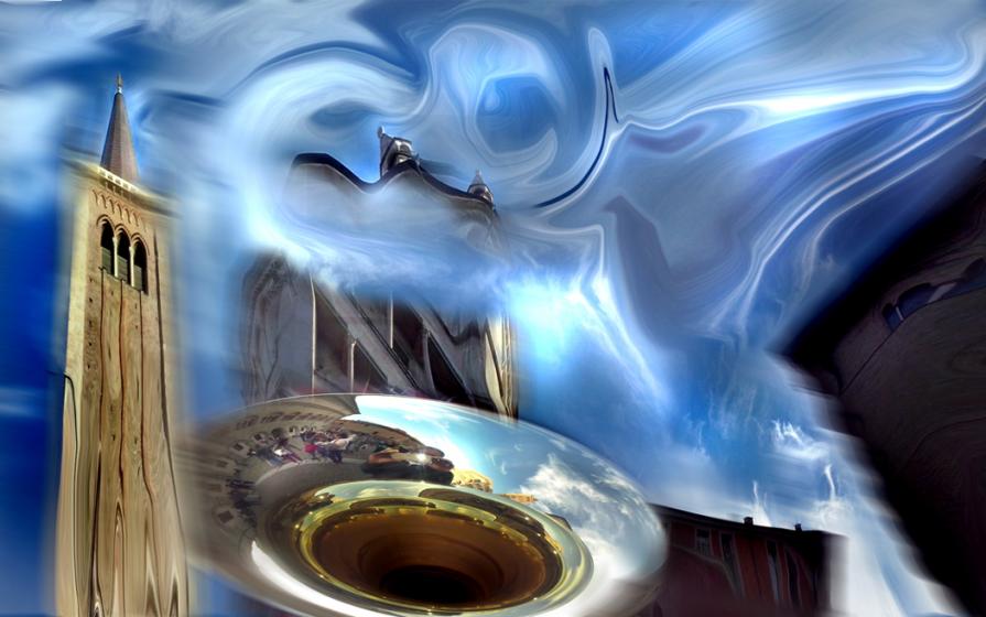 ad un tratto un riflesso mi ha riportato alla realta.