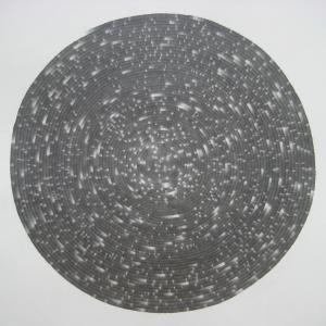 Circle #1, 21" x 21", gaphite on paper, 2012 Circle #1, 21
