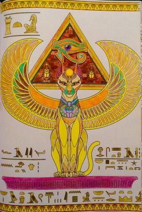  THERAPY COLOR Tanyyy!!! :D - 47 - Because the cat was worshiped by the ancient Egyptians