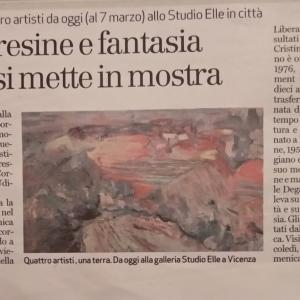 "Quattro artisti friulani nella città del Palladio"
