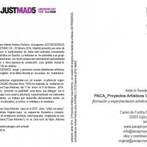 JUSTMAD5 Fair/ JustResidence programme. Madrid