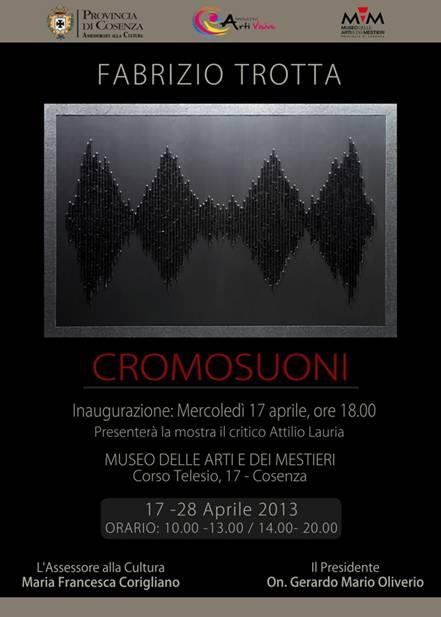 FABRIZIO TROTTA “CROMOSUONI”