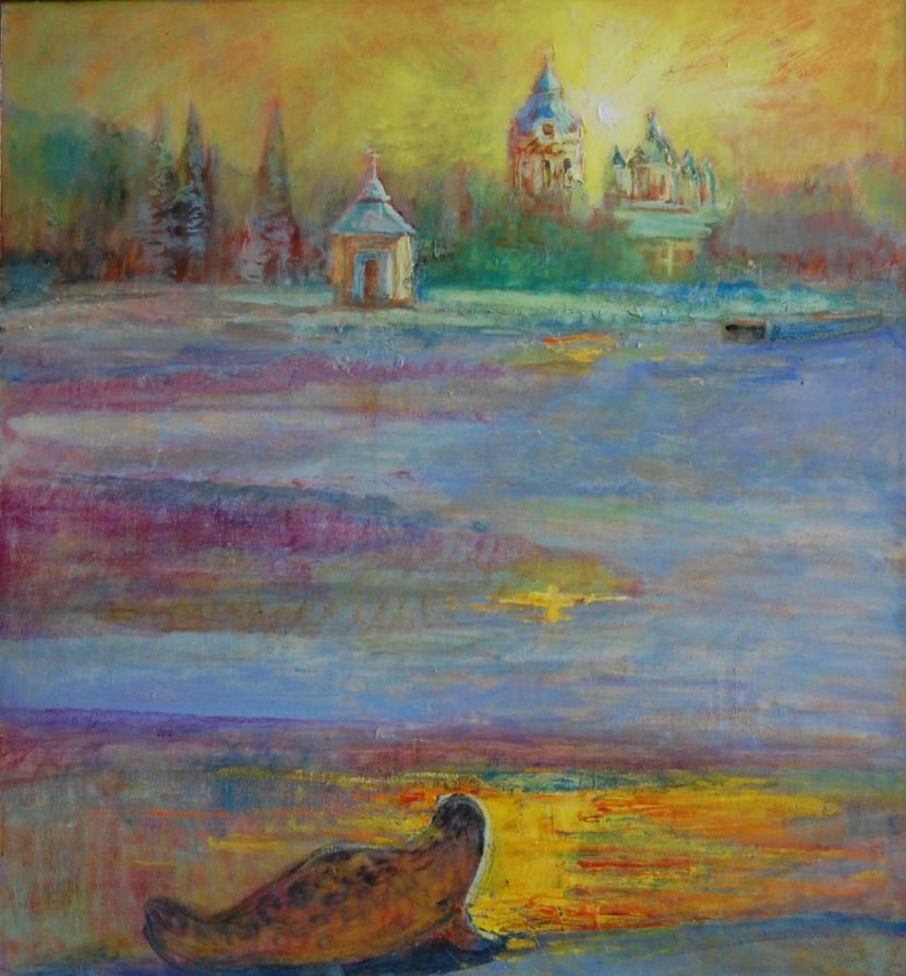 Winter on Konevets-Island Winter on Konevets-Island