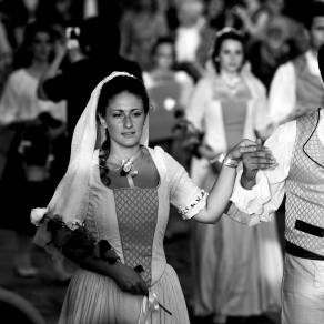San Leucio, Italy. corteo storico.