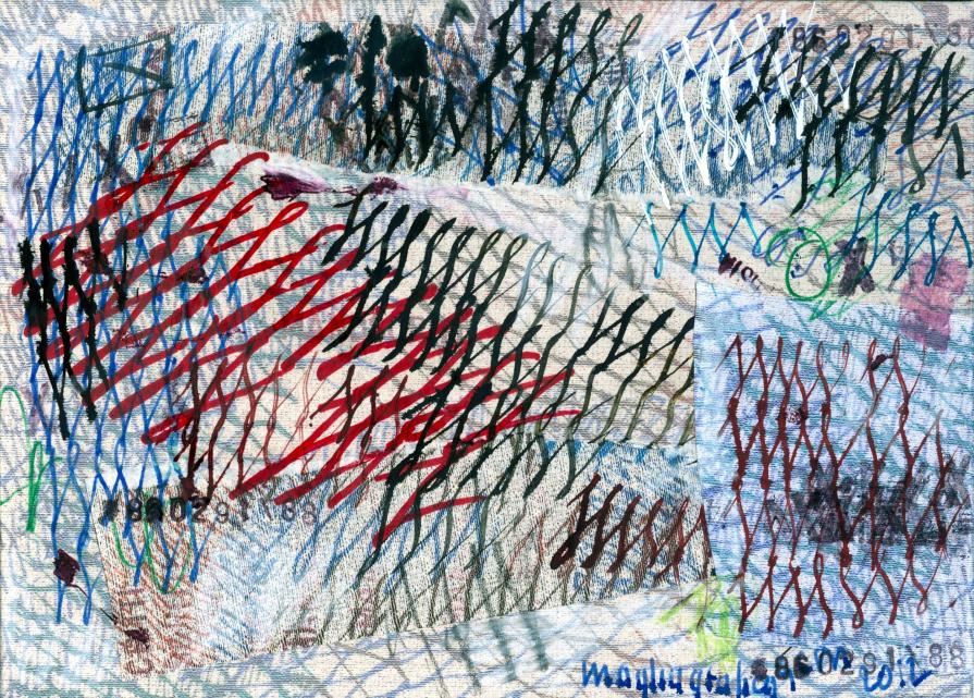 maglia grafica ovvero disegno gestuale