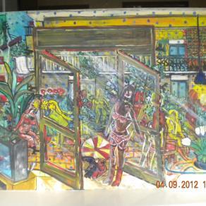 fuori e dentro la finestra