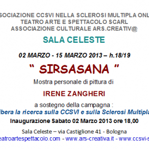 Invito Mostra personale di Irene Zangheri in Sala Celeste Invito Mostra personale di Irene Zangheri in Sala Celeste