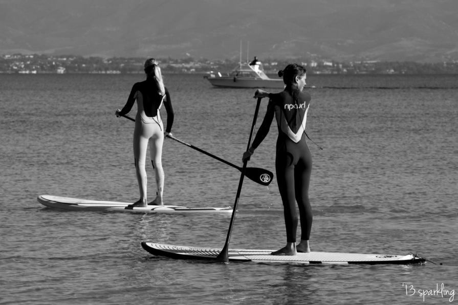 passeggiata sull'acqua