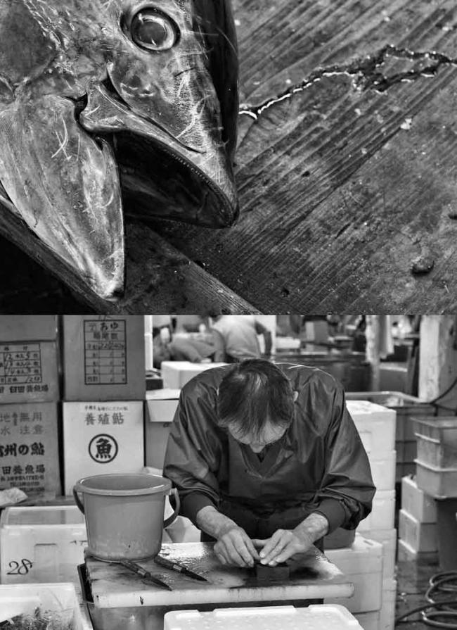 Cha no yu - Ukiyo-e (Tsukiji)