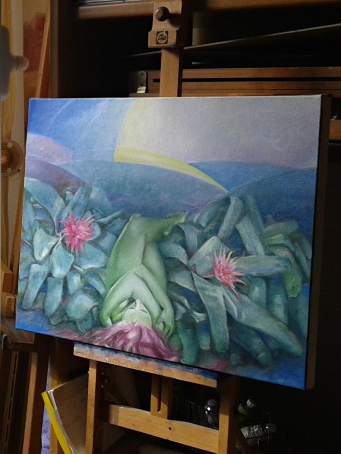 dipinto in esecuzione 