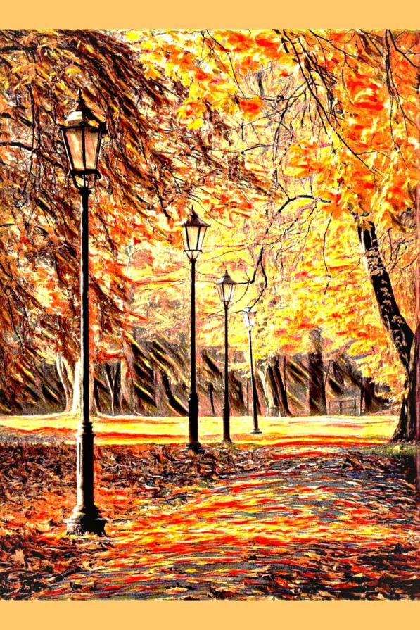 Sotto il cielo d'ottobre...la via si colora... e il dolce vento le foglie d'oro sfiora ...