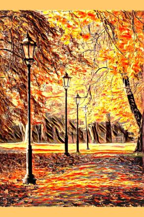 Sotto il cielo d'ottobre...la via si colora... e il dolce vento le foglie d'oro sfiora ...