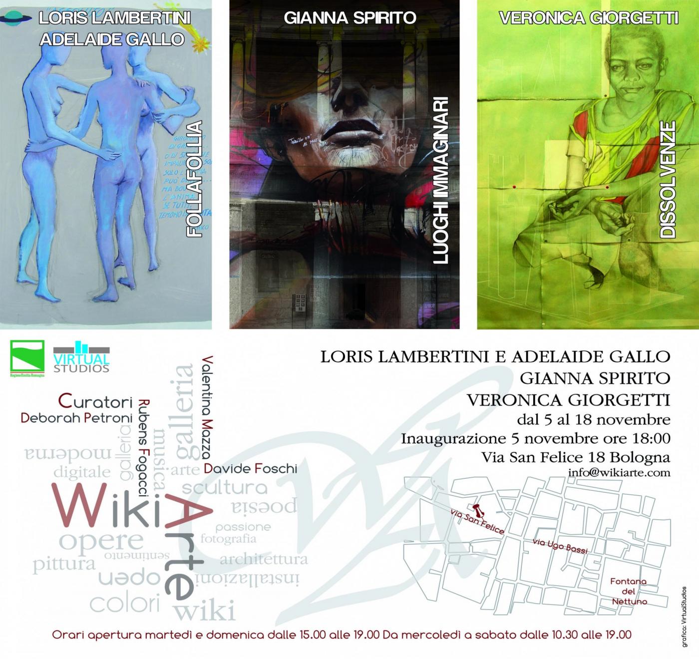 Mostra Personale Lambertini, Spirito, Giorgetti