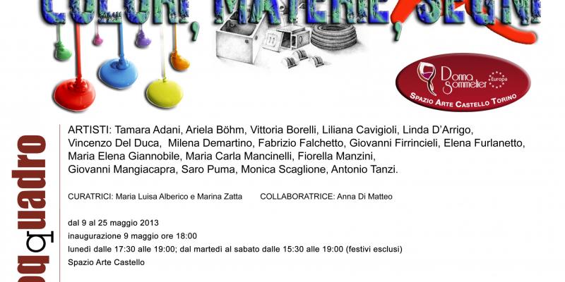 Colori, materie, segni