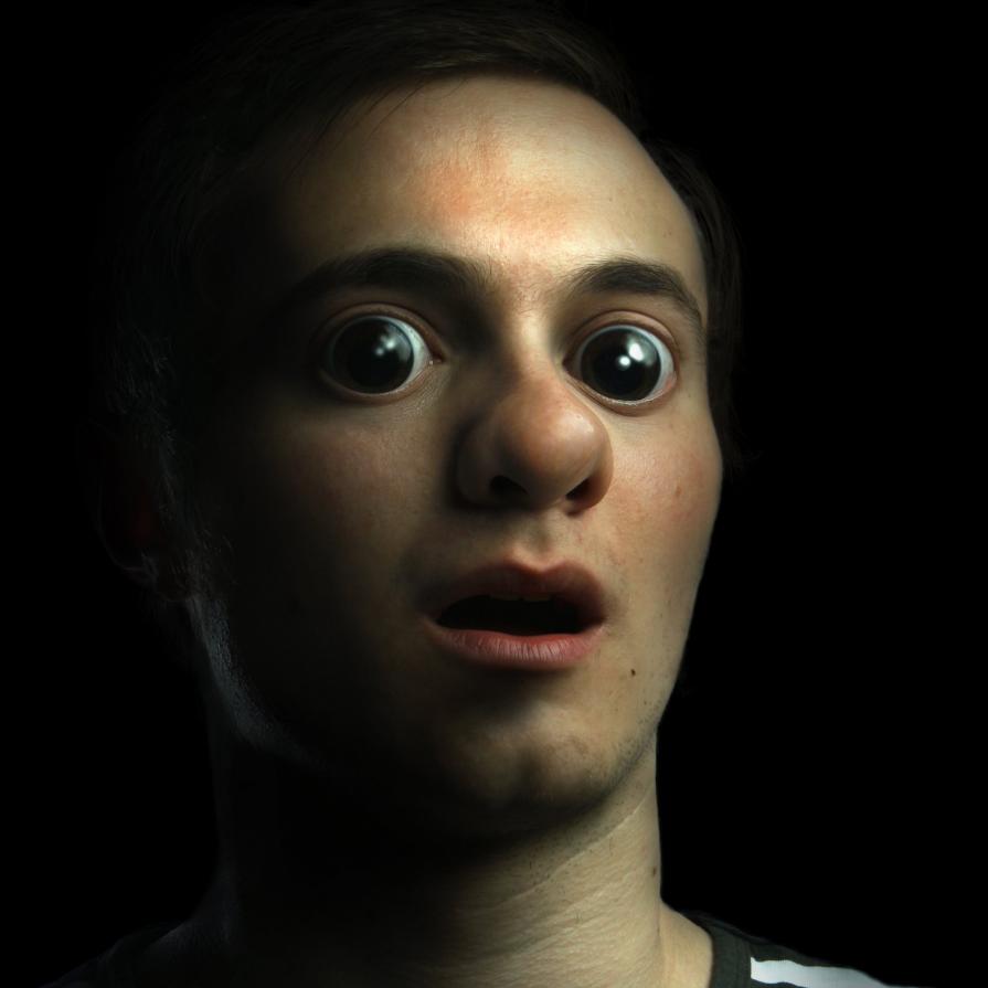 Pupil dilation series - Subject Andrea Lazzaroni born in Bergamo 1983 Pupil dilation series - Subject Andrea Lazzaroni born in Bergamo 1983