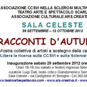 Invito mostra collettiva "Racconti d'Autunno" artisti per la CCSVI-SM Invito mostra collettiva "Racconti d'Autunno" artisti per la CCSVI-SM