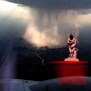 Stay calm is my lord only a thunderstorm