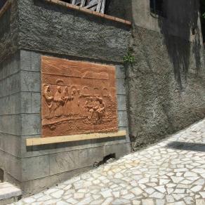 Sentiero bizantino - particolare - Terracotta 160x140