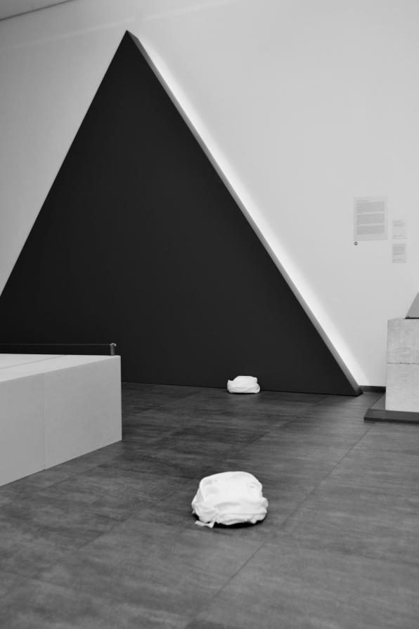 Sweeper Agents, 2014 mop robot, fabric 3 parts, Ø 29 cm, h: 5 cm