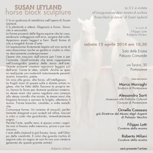 “horse block sculpture” di Susan Leyland “horse block sculpture” di Susan Leyland