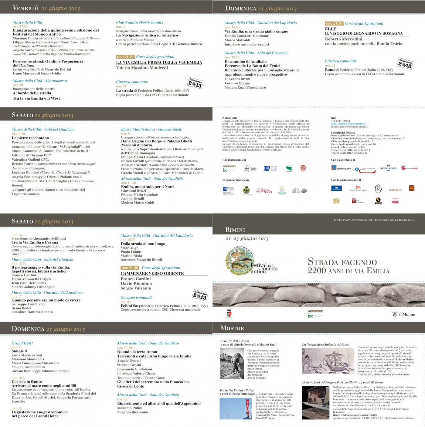 Tra la via Emilia e il West