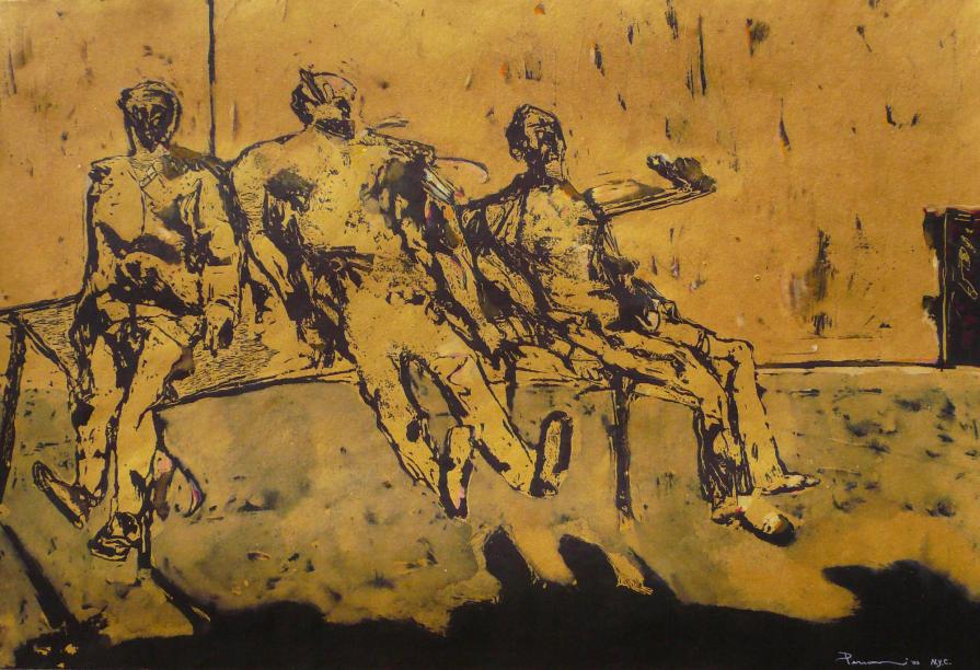 Men on the table (new york city)