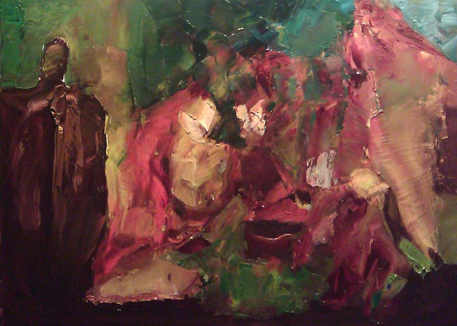 Old soldier and a ladies