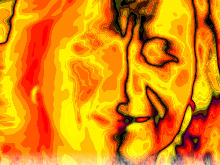 I Burn for You (Emotional Painting exp.1)