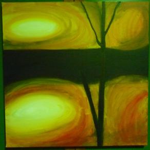 Branch and landscape