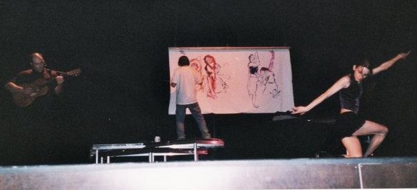 Danse-painting performance