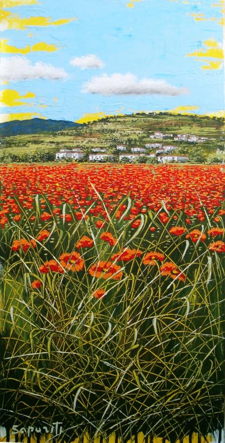 Marco Saporiti - Campo di papaveri Marco Saporiti - Campo di papaveri