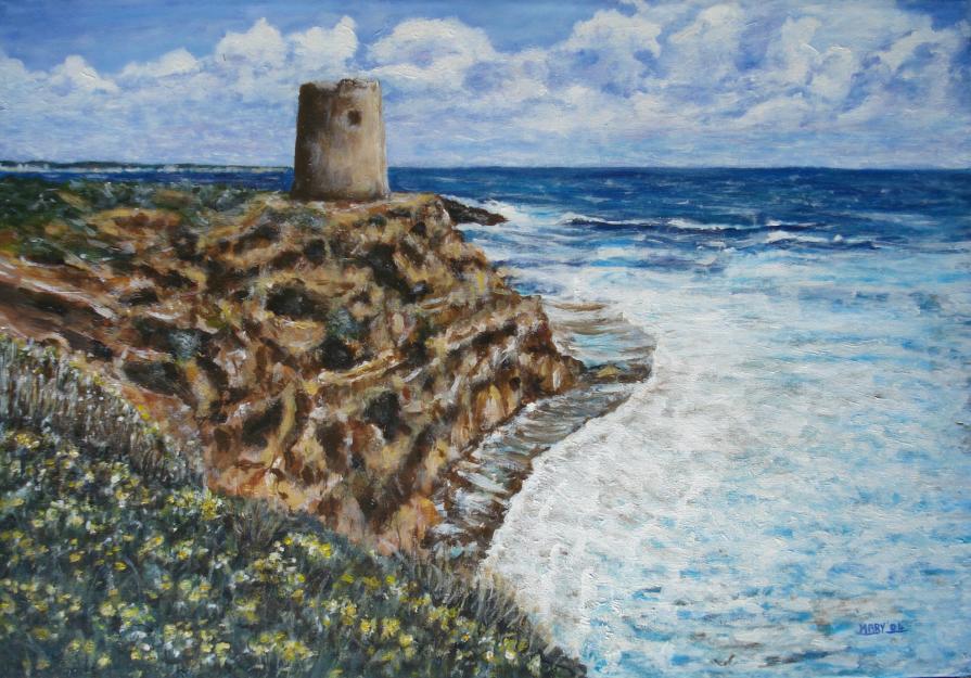 Marinella Careddu - Torre su scogliera