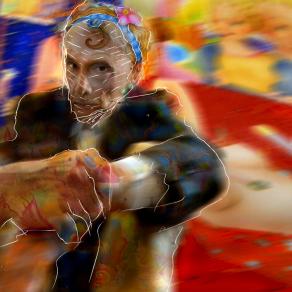 ritratto a un extraterrestre.