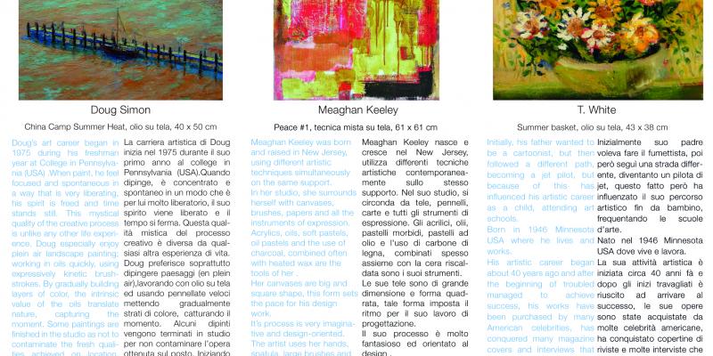 Brochure exhibition "Summer Art Florence"