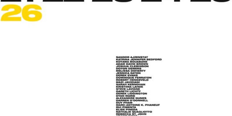 26 amazing artists currently residing in Quebec and Ontario, Canada.