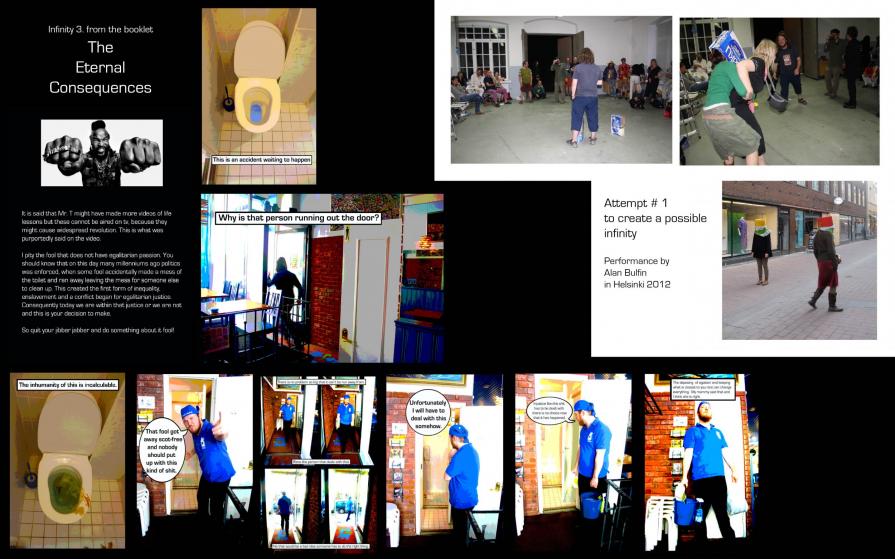 Some possible infinities that may have been made by dishwashers