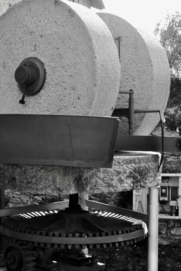 1-Vecchie macchine da frantoio (Lago di Como)  1- Old oil mill machinery (Lake Como)