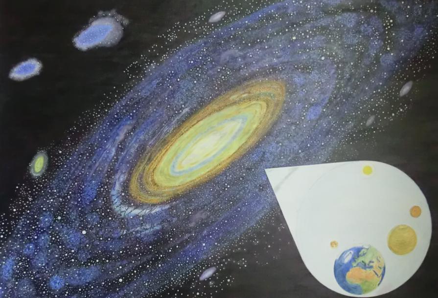 We are here. The Milky Way.