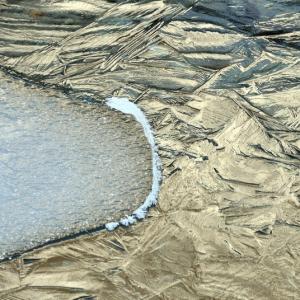 Italy. Val d'Aosta. White and his reflexes