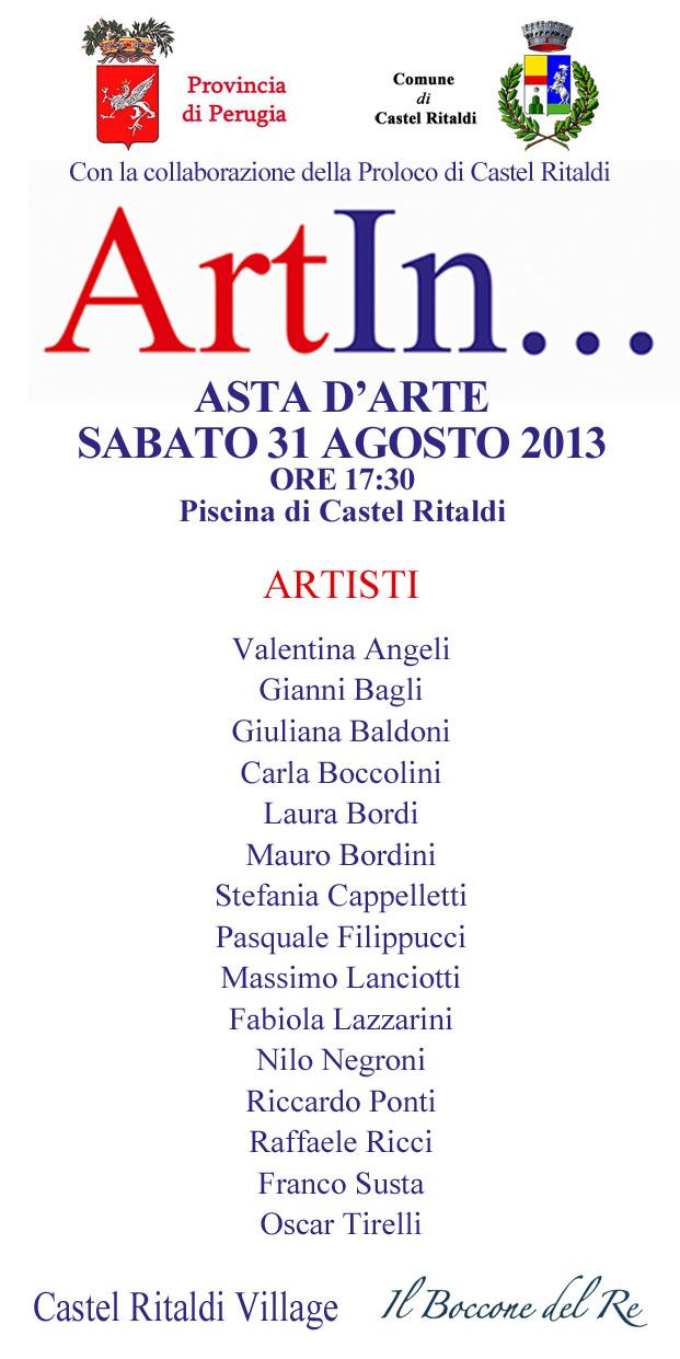ASTA D'ARTE - IL SABATO DEL PITTORE