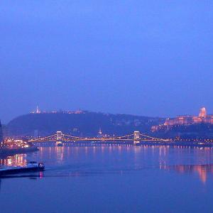 Hungary. Budapest the dark