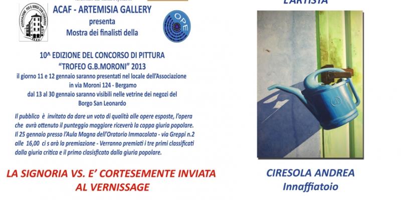 Premio Moroni presso New Artemisia Gallery Premio Moroni presso New Artemisia Gallery