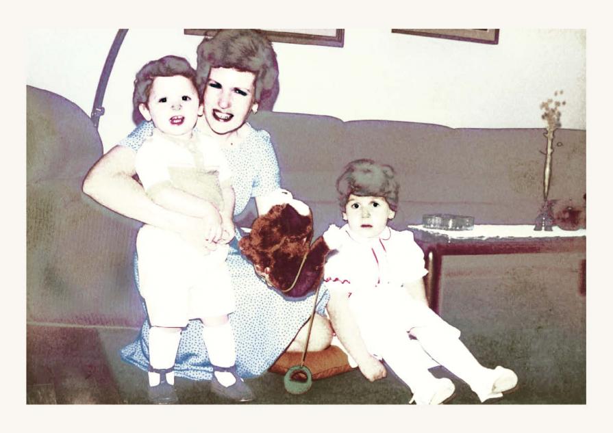 Mom with son & daughter