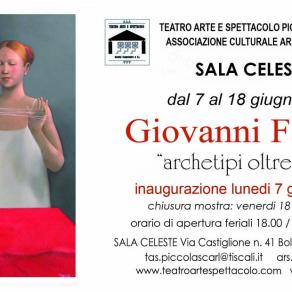 Locandina Mostra Giovanni Faccioli Sala Celeste Bologna Locandina Mostra Giovanni Faccioli Sala Celeste Bologna