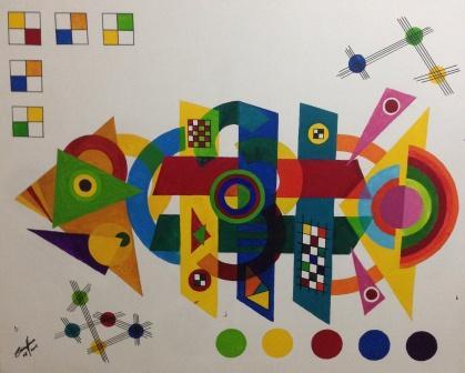 COMPOSITION ABSTRACT NR 003 – The Fish - By EURICO HAAN – 2015