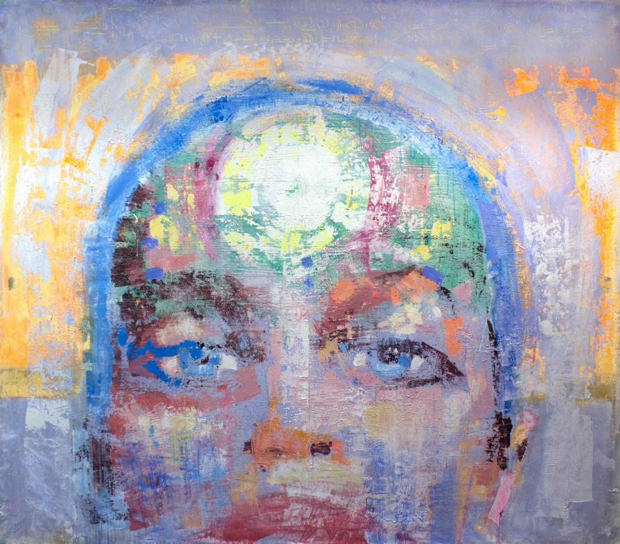 Fabio Modica | Eos - mixed media on canvas - 90x77 inches