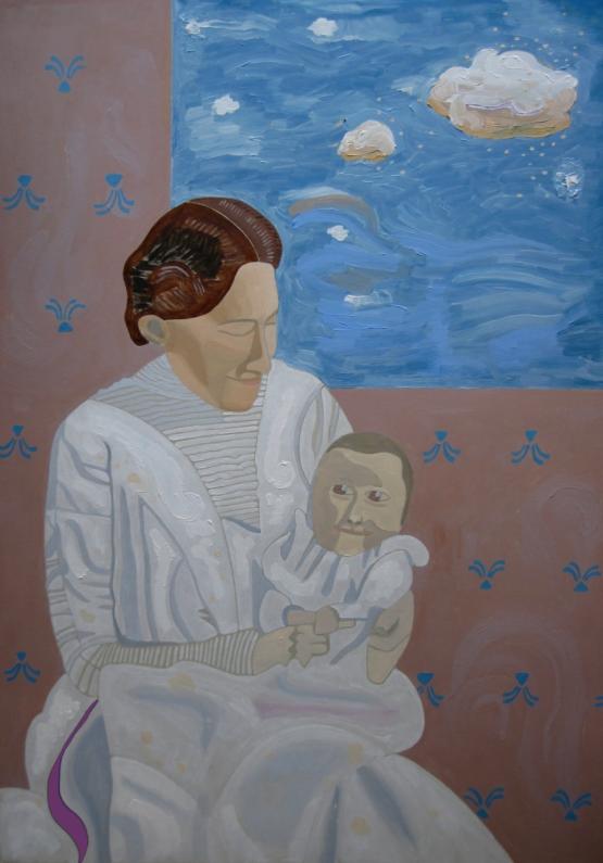 Mother And Child Circa 1910